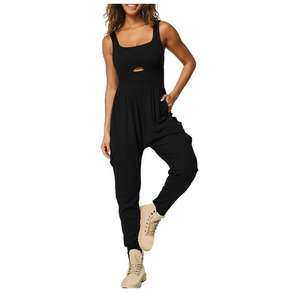 Two Piece Outfits for Women Fall Running Onesie Workout Rompers Exercise Jumpsuits for Gym Yoga M