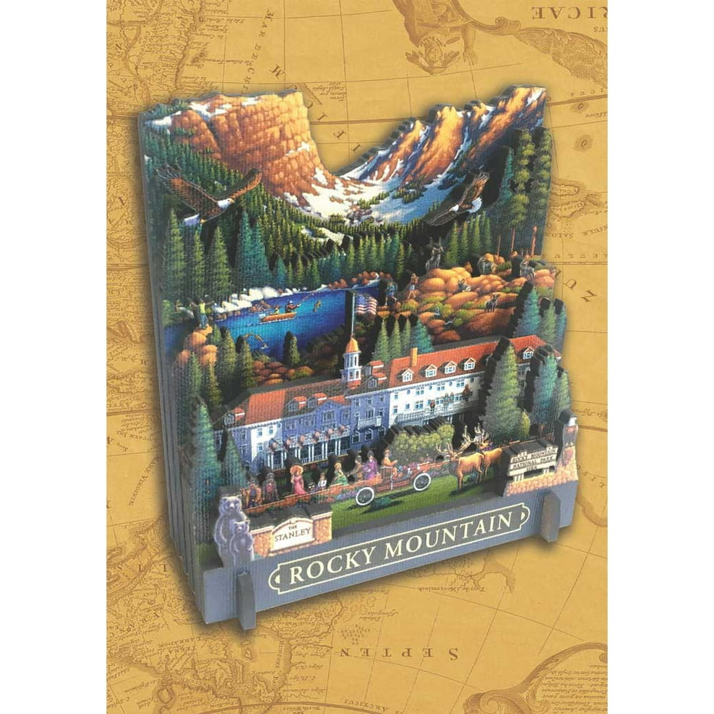 Dowdle Folk Art Rocky Mountain National Park By Artist Eric Dowdle 6