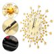 thumbnail image 1 of Reloj de pared de metal de cristal, reloj de pared decorativo de Navidad de diamante Reloj de pared colgante de estilo moderno europeo Silence Bedroom Reloj de pared de metal (Estilo 5) Unbranded JY08078, 1 of 7