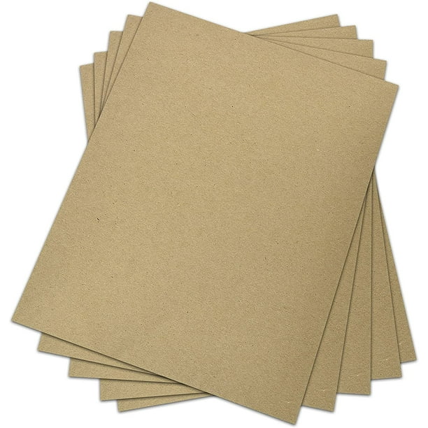 Chipboard Cardboard Medium Weight 30 point thick Chipboard Sheets Hardboard, Custom Packaging