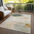 thumbnail image 6 of Addison Rugs Chantille Indoor/Outdoor Transitional Organic Beige Washable Rectangle Rug, 3' x 5', 6 of 6