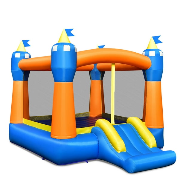 Gymax Inflatable Bounce House Kids Jumping Castle w 735W Blower