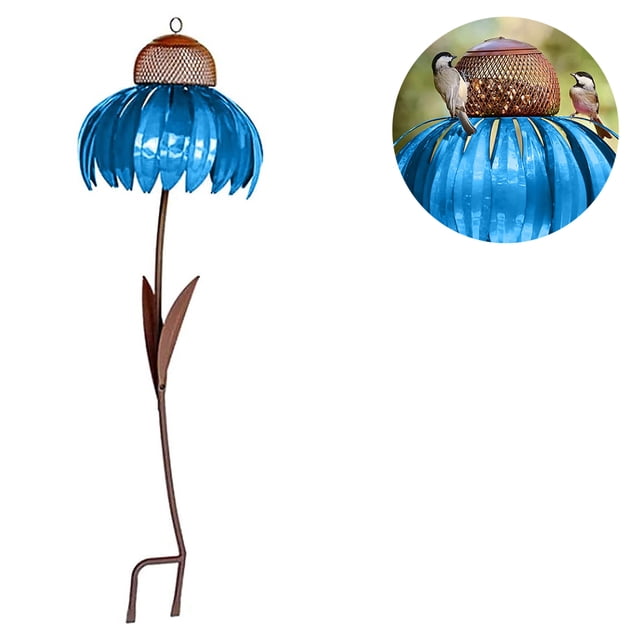 Comedero para pájaros Flower - Azul Xemadio 221403-2