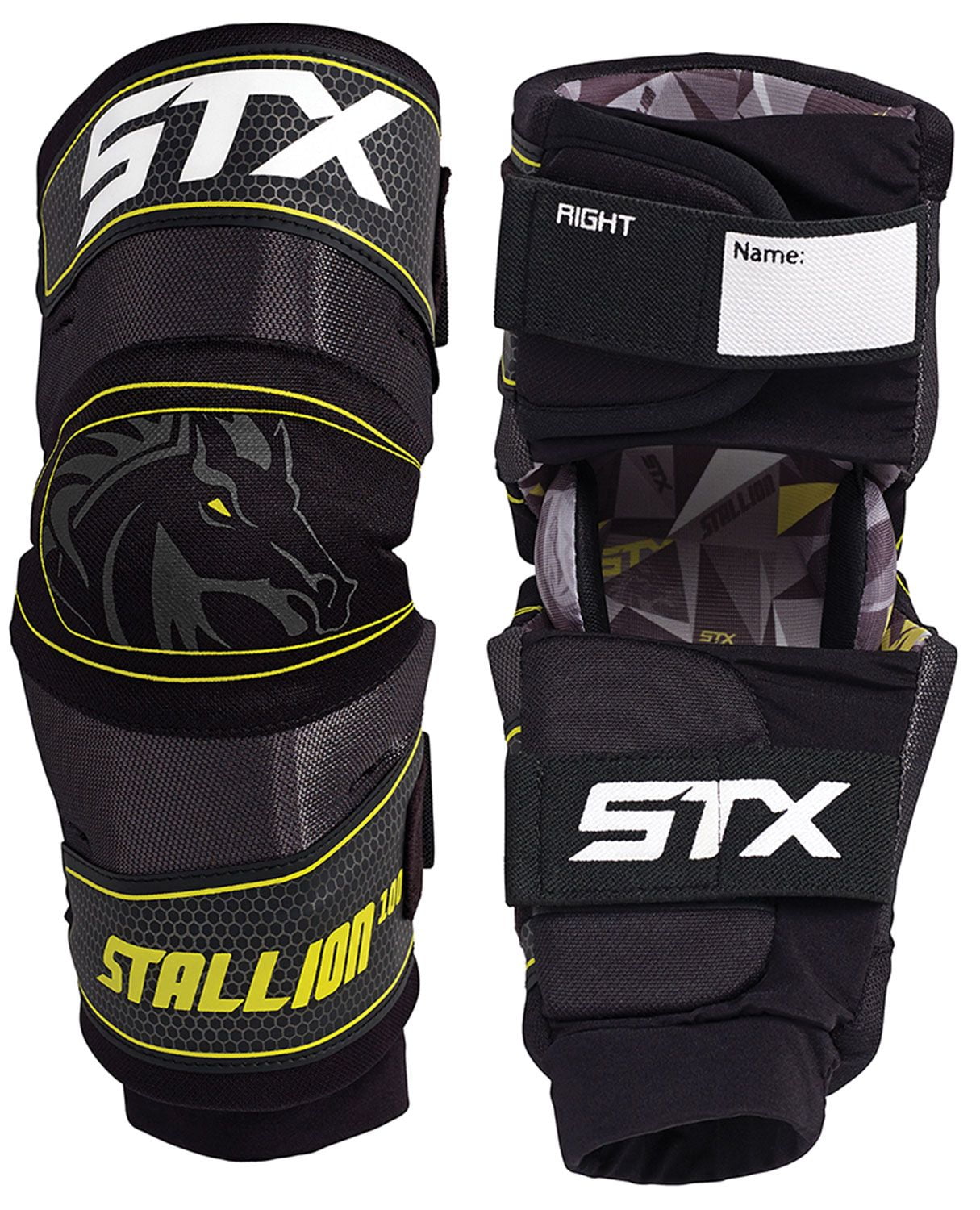 New STX Stallion 100 Youth Lacrosse Arm Pads Size Small 