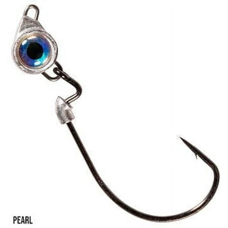 UPC: 0879044007432 | Z-MAN CTXL38-02 Texas Eye Finesse XL Pearl 3/8oz Jighead Fishing Lures (2 Pack)