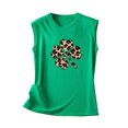 thumbnail image 4 of DPTALR Débardeurs pour Femmes Chemises Été Bretelles Col Rond Tunique Sans Manches Imprimé Confortable Tenues de Plage Cami St Patrick's Day, 4 of 5