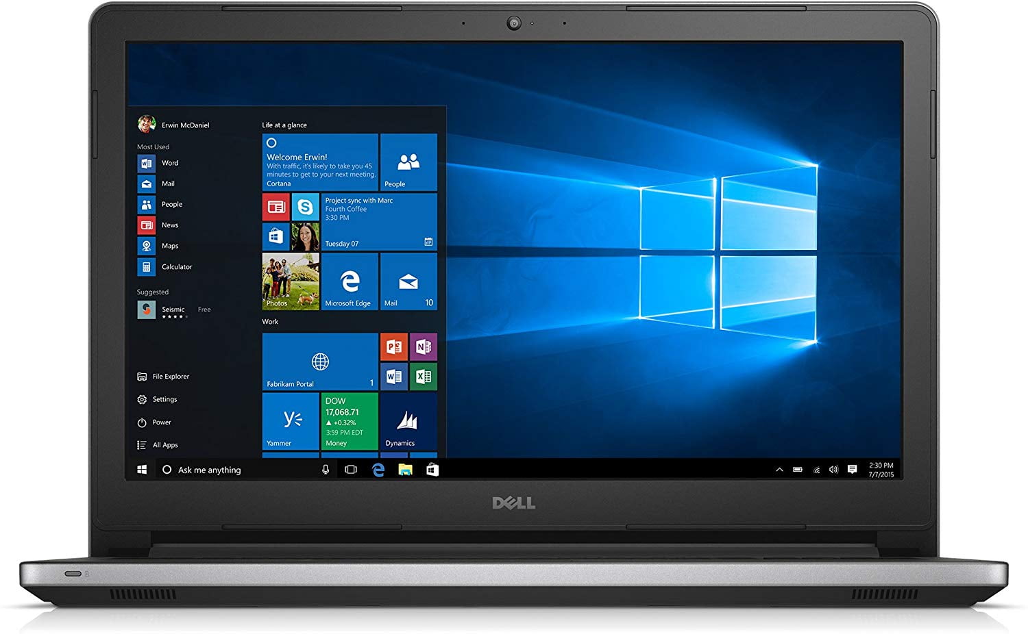 Dell Inspiron 15 5000 Series 15.6 Inch Laptop (Intel Core i5 5200U, 8 ...