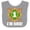 Heather and White, variant on Inktastic 1st Birthday Baseball Party Boys Boys Baby Bib