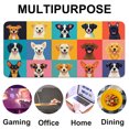 thumbnail image 7 of Large Extended Mouse Pad 35.4 x 15.7 Inch, Cute Dogs Gaming Desk Mat with Non-Slip Rubber Base, Stitched Edges, 7 of 7