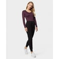 thumbnail image 2 of 32 Degrees Heat Womens Ultra Soft Thermal Lightweight Baselayer Scoop Neck Long Sleeve Top, 2 of 5