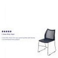 thumbnail image 5 of BizChair HERCULES Series 5 Pack 661 lb. Capacity Navy Stack Chair with Air-Vent Back and Gray Powder Coated Sled Base, 5 of 16