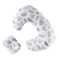 thumbnail image 2 of almohada de enfermera,funda de almohada infantil funda de almohada de alimentación viaje,almohada para niños fundas para tumbonas funda de almohada para bebé,almohada de lactancia hoja gris, 2 of 9
