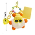 thumbnail image 3 of Uuiauoio Soft Plush Toy Keychain with Stuffed Animal Design, Embroidery Eyes for Bags and Backpacks, Cute Miniature Key Ring for Daily Use and Gift Giving, Durable Plush Keychain for Adults, 3 of 7