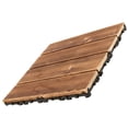 thumbnail image 5 of ZOENHOU 7pcs 12 x 12 Inch Wood Interlocking Decking Tiles, Wood Flooring Tiles, Composite Patio Floor Tiles for Flooring Decking Tiles, 5 of 6