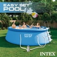 thumbnail image 2 of Intex 15' x 48" Easy Set Above Ground Swimming Pool Kit w/ 6 Replacement Filters, 2 of 7