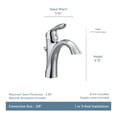thumbnail image 2 of Moen 6400ORB Rubbed Bronze one-handle bathroom faucet, 2 of 7