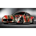 thumbnail image 3 of Red, Black, Gray, Camo Premium High Gloss Camouflage Vinyl Film Wrap Decal Air Bubble Free + Free Tool Kit, 3 of 5