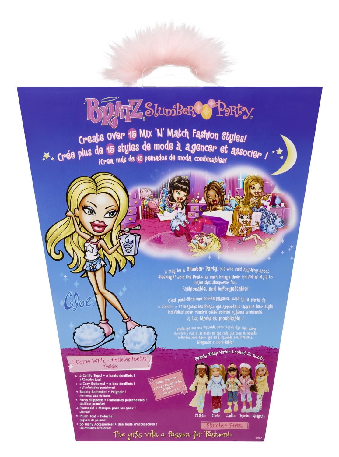 Poupée-mannequin Bratz Slumber PartyMC CloeMC