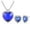 B, variant on Fmlxio Initial Necklaces for Women Fashion Style Jewelry Set Crystal Earrings Necklace Women Wedding Jewelry Set Up to 35% off