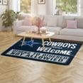 thumbnail image 3 of Football Cowboys Carpet for Home Decoration Soft Comfy Rugs for Bedroom Living Room Bathroom Entrance Non-slip Comfort Mat, 3 of 6