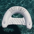 thumbnail image 4 of Rae Dunn: Drift Away Chair Lounger -55"x36" Water & Pool Inflatable, CocoNut Float, Drifter & Relaxation Chair, Ages 8+, 4 of 10