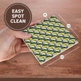 thumbnail image 7 of 3drose, White Shasta Daisy Seamless Pattern, Set of 4 Ceramic Tile Coasters, 7 of 7
