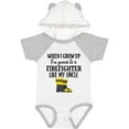 thumbnail image 3 of Inktastic Future Firefighter Like My Uncle Boys or Girls Baby Bodysuit, 3 of 5