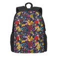 thumbnail image 2 of Zufioo Rock Music Pattern Adult Backpack,Wear-resistant and Breathable Multi-pocket Backpack, Suitable for Travel, Business and Outdoor Activities, 2 of 9