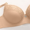 thumbnail image 4 of Push Up Bras for Women Add 2 Cups Sexy Lace Cleavage Extra Padded Plunge Bra Underwire Complexion 42, 4 of 5