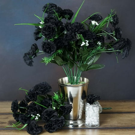 Miniature Carnation Bouquet Efavormart 252 Mini Artificial Carnations for DIY Wedding Bouquets Centerpieces Arrangements Party Home Decorations - 15 colors ()