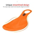 thumbnail image 4 of Yunuuuoa Portable Snow Sled for Adults - High Speed Skiing Board with Non-Slip Seat & Big Handle - All Terrain Sledding for Snow Grass Sand - Durable ABS Plastic Winter Sports Outdoor Recreation Toy, 4 of 7