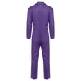 thumbnail image 4 of Choomomo Men's Wear Resistant Jumpsuit Coveralls Boiler Suit Warehouse Garages Overalls Mechanic Purple M, 4 of 6