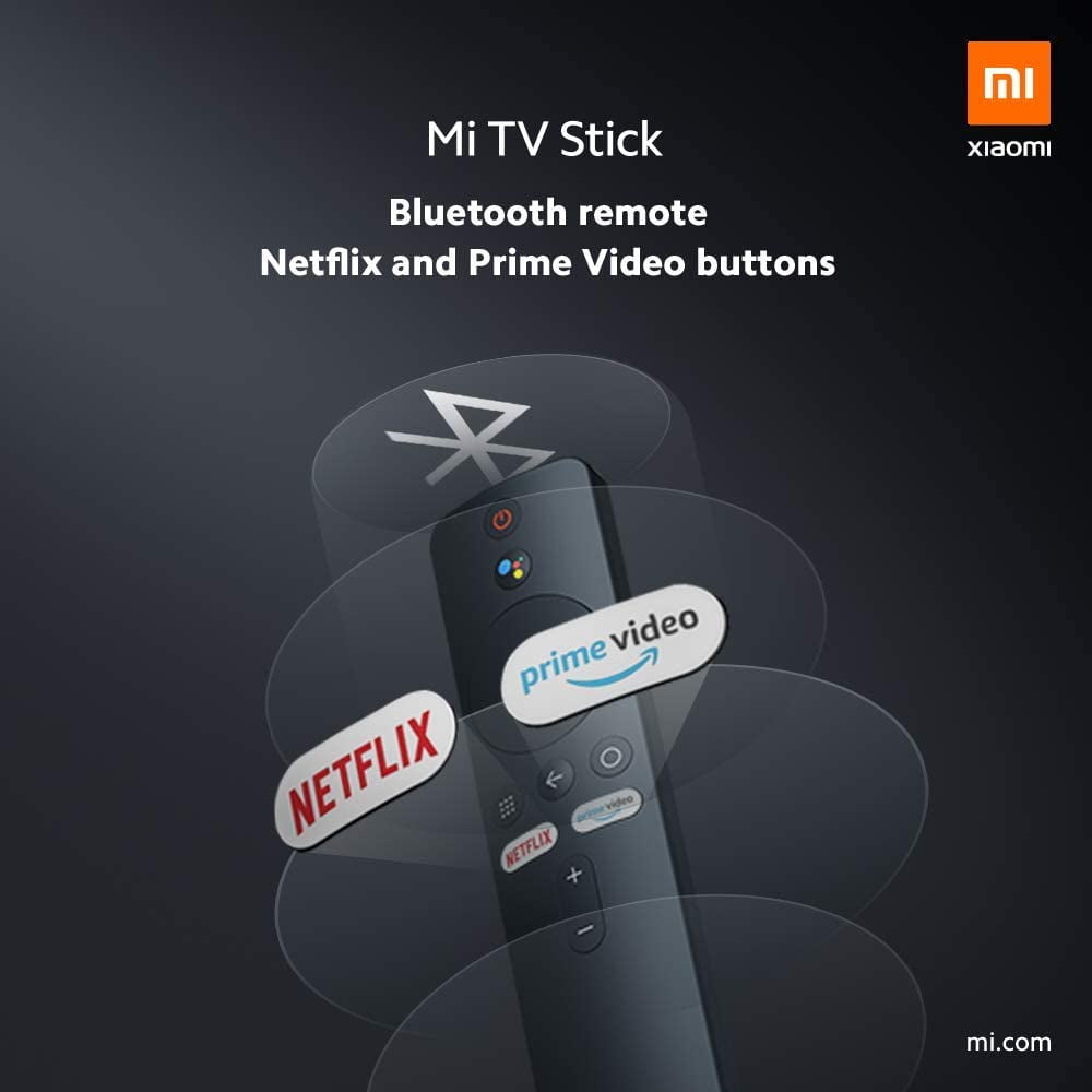 Xiaomi Mi TV Stick with Voice Remote - 1080P HD Streaming Media player,  Cast, Powered by Android TV 9.0 (US version) 