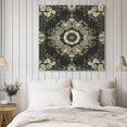 thumbnail image 2 of Wall Art Prints, Sage Green Grey Boho Framed Canvas Prints for Bedroom Living Room Bathroom Office, Vintage Ethnic Geometric Abstract Gallery Wrap Wall Art Poster for Gifts Home Decor 24"x24", 2 of 9