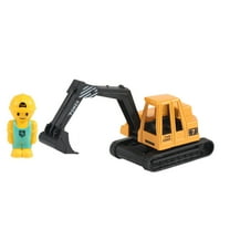 Toys 50% Off Clearance!Tarmeek Construction Truck Toys for 3 4 5 6 7 Year Old Boys ,Children's Alloy Toy Mini Pull Back Engineering Truck Construction Engineering Forklift Birthday Gifts for Kids