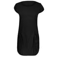 thumbnail image 4 of gakvbuo summer dresses for women 2024 vacation trendy Women Fashion Short Sleeve Pokets Button Casual Draw Back Long Dresses, 4 of 5