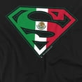 thumbnail image 2 of Superman Mexican Shield Women's T Shirt, Black, X-Large, 2 of 6