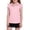 Pink, variant on OGLCCG Girls Ruffle Short Sleeve Shirt Kids V-Neck Golf Tennis Shirts Tops Summer Solid Color School Uniform Tees 5-14 Years