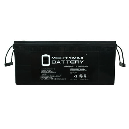 Plus Replacement Sla Battery - 12V 200Ah 4D SLA AGM Battery Replacement for Solar Systems