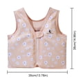 thumbnail image 2 of Chaleco Lindo Niños Pequeños Nadar Chaquetas De Flotación De Dibujos Animados Para Niños Niñas Beige, 2 of 3