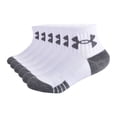 thumbnail image 1 of Calcetines Under Armour para niños, paquete múltiple, cuarto, blanco 4-6, 1 of 2