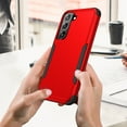 thumbnail image 5 of for Galaxy S23 Case, Defender Case Compatible with Samsung Galaxy S23 Case, Hybrid Heavy Duty Military Grade Full-Body Drop Shockproof Dustproof 3-Layers Rugged Protective Cover,
Red, 5 of 7