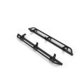 thumbnail image 1 of Fits 2021-2024 Ford Bronco N-Fab Nerf Bar TSF214B-TX Trailslider; Without Step Pads; 2 Inch Round Straight; Textured; Black Powder Coated; Steel; Rocker Panel Mount, 1 of 1