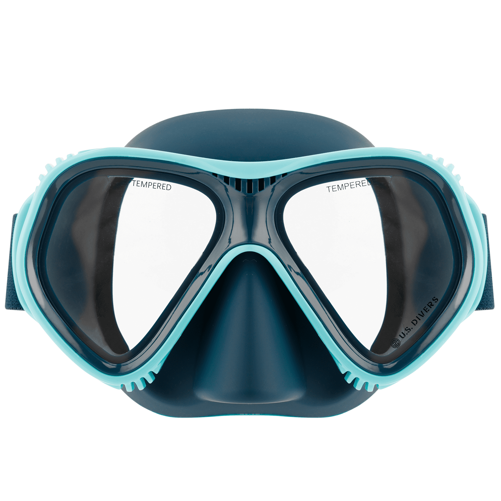 U.S. Divers Playa Adult Snorkel Mask (Teal & Blue)
