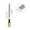 thumbnail image 2 of Diamante Revestido Lima 8 Pulgadas 80 Grano Media Caña Limas Herramientas con Plástico Mango para Metal Vidrio Madera Piedra Esmerilado Pulido Grabado, 2 of 7