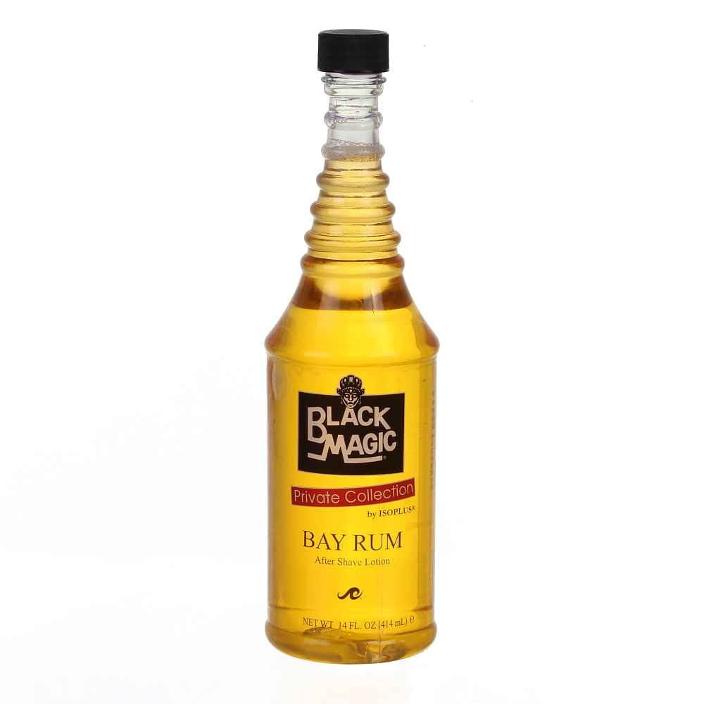 BLACK MAGIC BAY RUM AFTER SHAVE LOTION 14 OZ