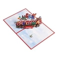 thumbnail image 3 of Tarjeta de felicitación 3D de Amazon Cross Border, letras de bendición hechas a mano, impresión en Color, personajes de Navidad, Festival creativo, nuevo, 3 of 4