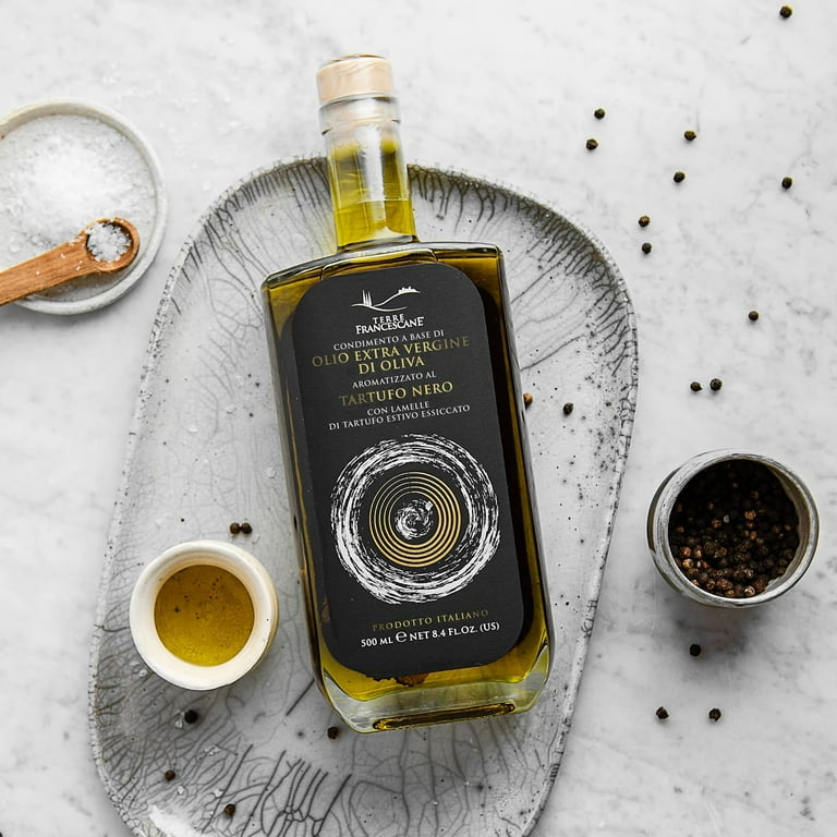 Terre Francescane Black Truffle Extra Virgin Olive Oil, 60 OFF