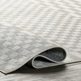 thumbnail image 5 of Nuloom Nikita SpinClean Faded Geometric Machine Washable Area Rug, 8', Round, Nikita Beige, 5 of 9