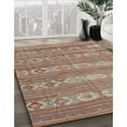 thumbnail image 3 of Ahgly Company Machine Washable Indoor Square Contemporary Camel Brown Area Rugs, 6' Square, 3 of 7